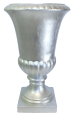 Vaso Decorativo Resina Prata Anfora 36x61,5cm - 791