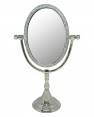 Espelho Oval Aluminio 28x45,5x15cm - 956