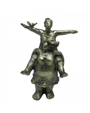 Estatueta em Poliresina Liberdade 22,5x12,5x33,5cm